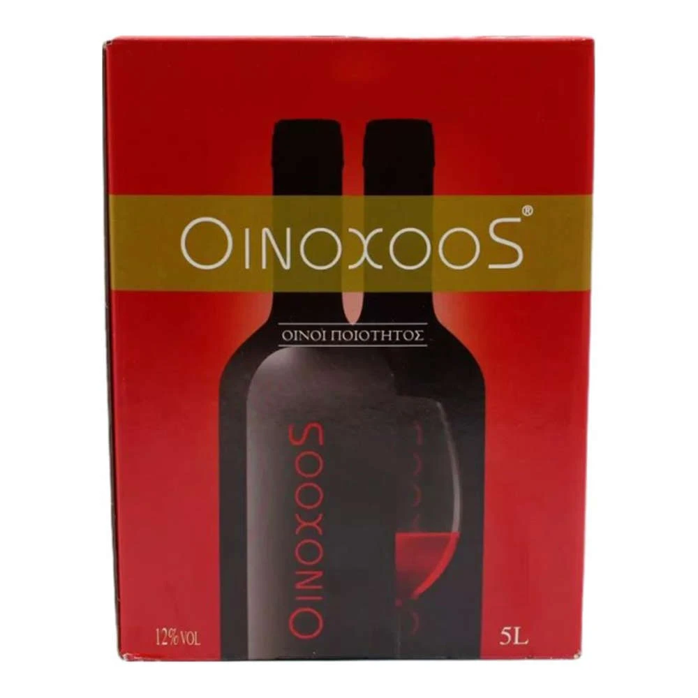 Ερυθρός Ξηρός Οίνος Merlot ΟΙΝΟΧΟΟΣ 5lt