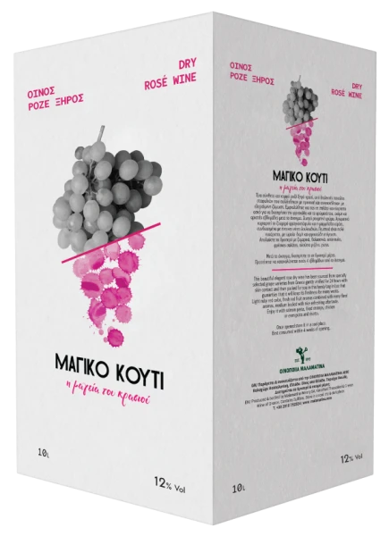 Ροζέ Ξηρός Οίνος ΜΑΓΙΚΟ ΚΟΥΤΙ 10lt