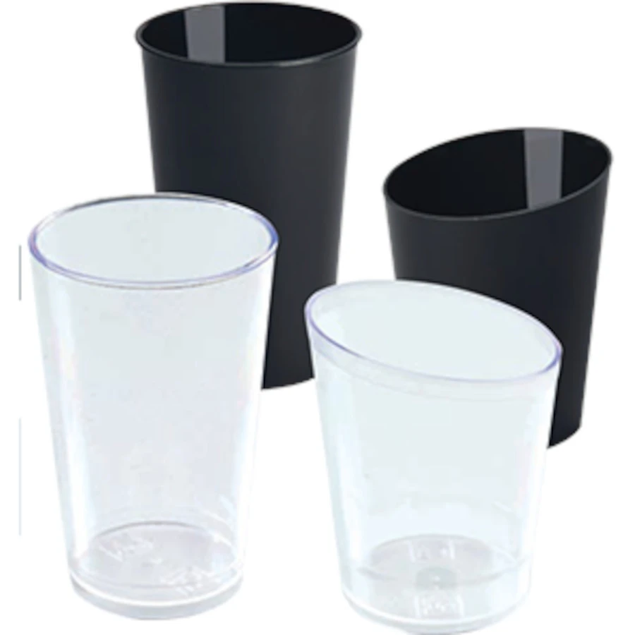 Ποτήρι Μαύρο Στρόγγυλο Χωρίς Βάση 180ml DK GROUP 40τμχ