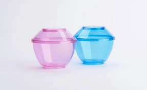 Μπωλ με Καπάκι Στρογγυλο Ροζ Ν1 150ml DK GROUP 300τμχ