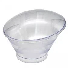 Μπωλ με Καπάκι Ασύμμετρο Διάφανο 130ml DK GROUP 30τμχ