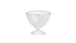 Ποτήρι Κολονάτο με Καπάκι Διαφανές 200ml DK GROUP 10τμχ