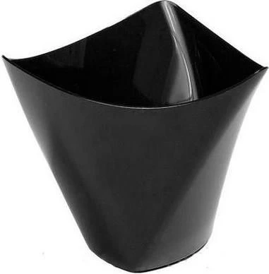 Μπωλ Τρίπλευρο Κυματιστό 200ml Μαύρο (Κιβώτιο) DK GROUP 450τμχ