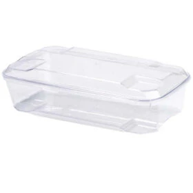 Μπωλ Παραλληλόγραμμο με Καπάκι 740cc DK GROUP 25τμχ