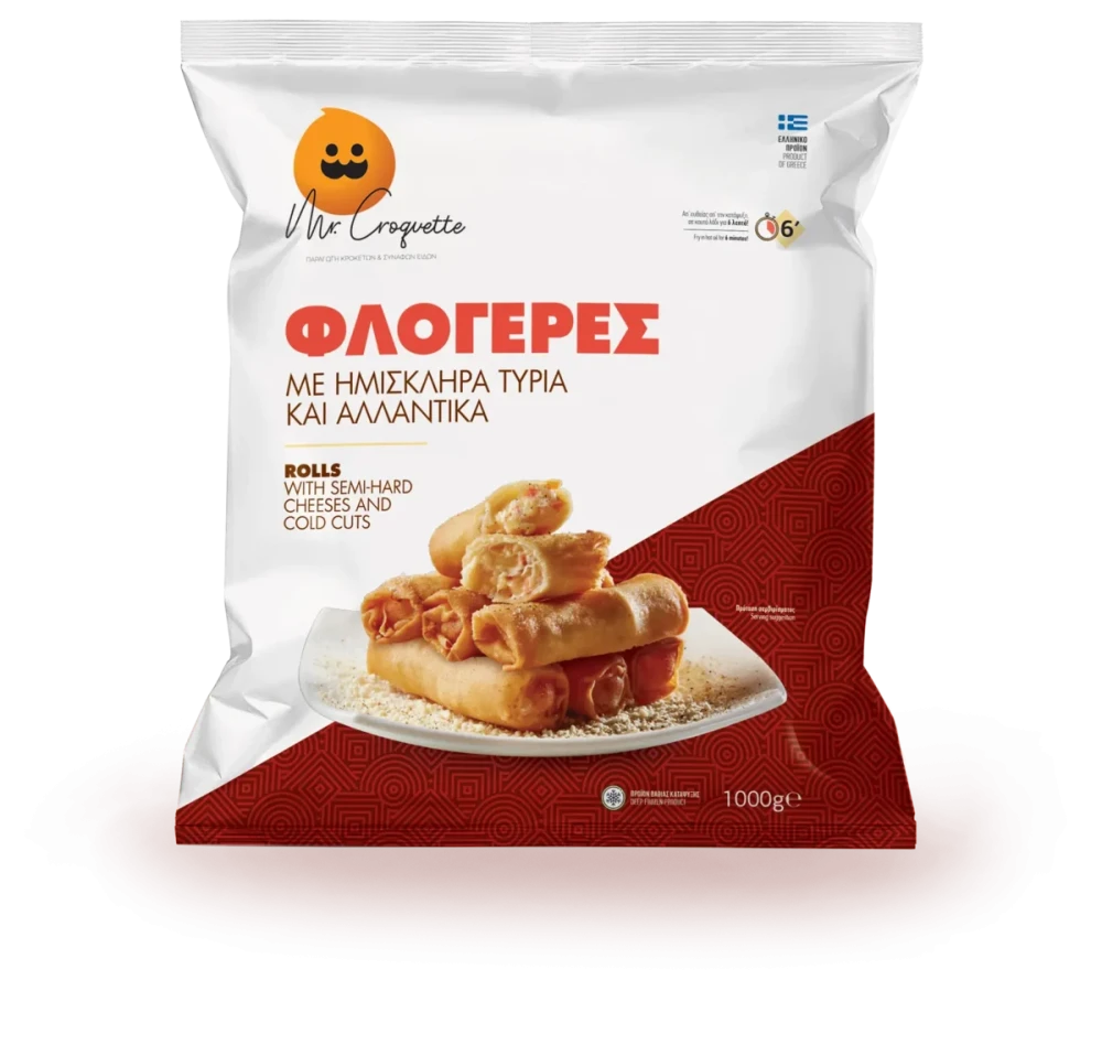 Φλογέρες με Ημίσκληρα Τυριά & Αλλαντικά MR.CROQUETTE 1kg
