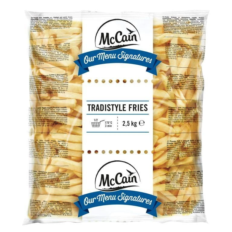 Πατάτες Προτηγανισμένες Tradistyle Fries 11x11 MC CAIN 2,5kg