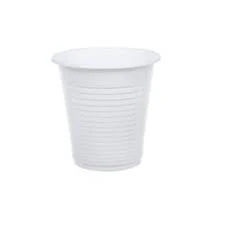 Ποτήρι Πλαστικό Λευκό 250ml 50τμχ