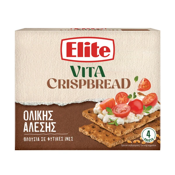 Φρυγανιές Vita Crispbread Ολικής Άλεσης ELITE 265gr