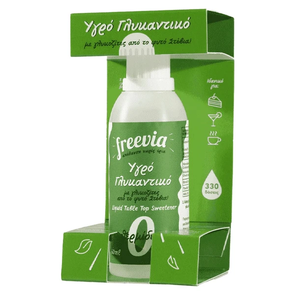 Υγρό Γλυκαντικό Στέβια FREEVIA 60ml