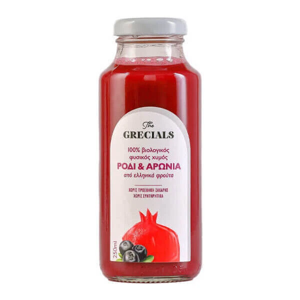 Φυσικός Χυμός Ρόδι & Αρώνια GRECIALS 250ml