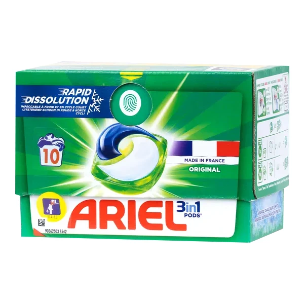 Απορρυπαντικό Ρούχων Pods All in 1 Original ARIEL 10τμχ