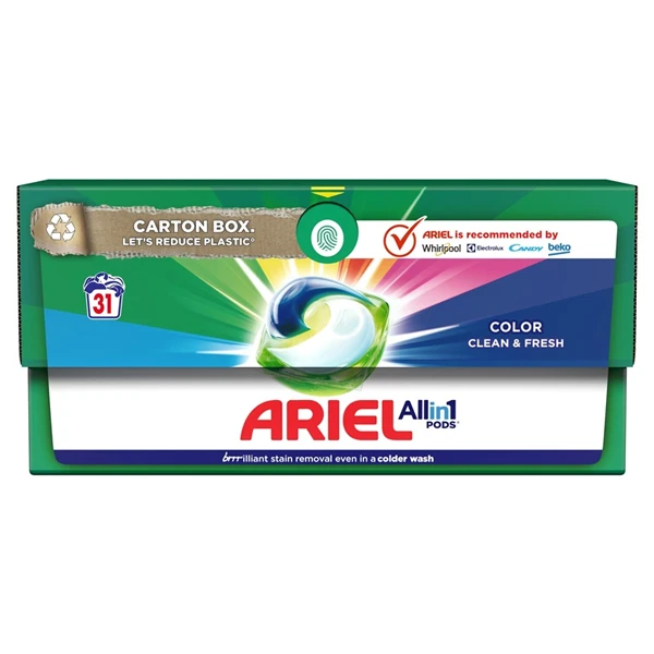 Απορρυπαντικό Πλυντηρίου Pods All in 1 Color ARIEL 31τμχ