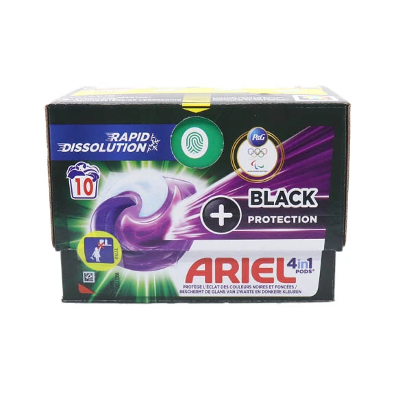 Απορρυπαντικό Ρούχων Pods All in 1 Black ARIEL 10τμχ