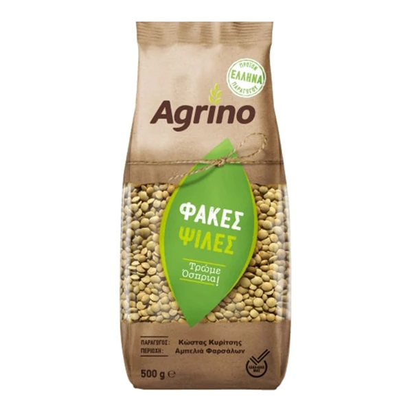 Φακές Ψιλές Φαρσάλων AGRINO 500gr