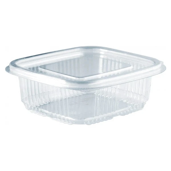 Θήκη Φαγητού Τετράγωνη Διαφανής PP FT282-500ml LUX PLAST 50τμχ