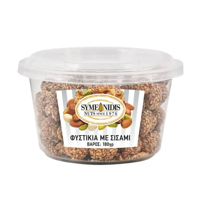 Φυστίκια με Σησάμι ΣΥΜΕΩΝΙΔΗΣ 180gr