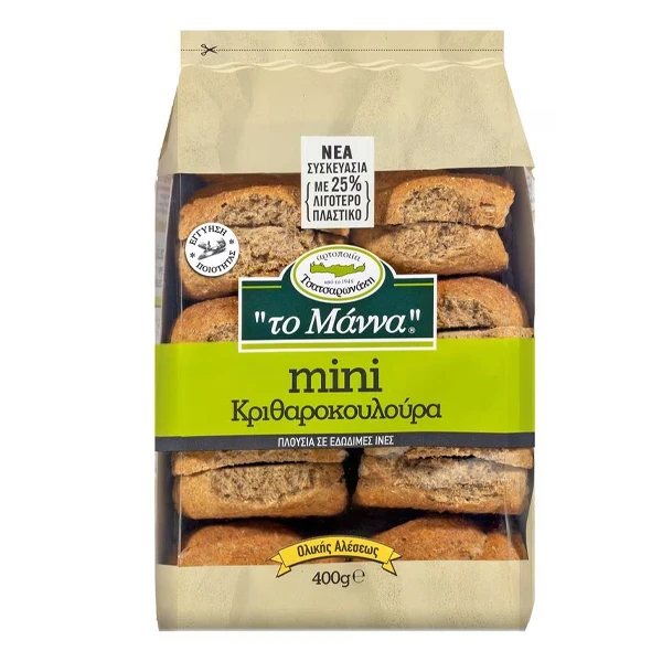 Κριθαροκουλούρα Μίνι ΤΟ ΜΑΝΝΑ 400gr
