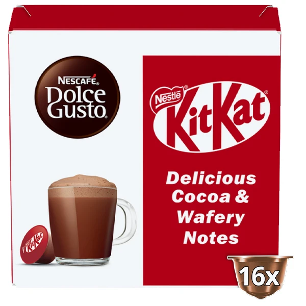 Ρόφημα Σοκολάτας KIT KAT Dolce Gusto NESCAFE 16τμχ (16x16gr)