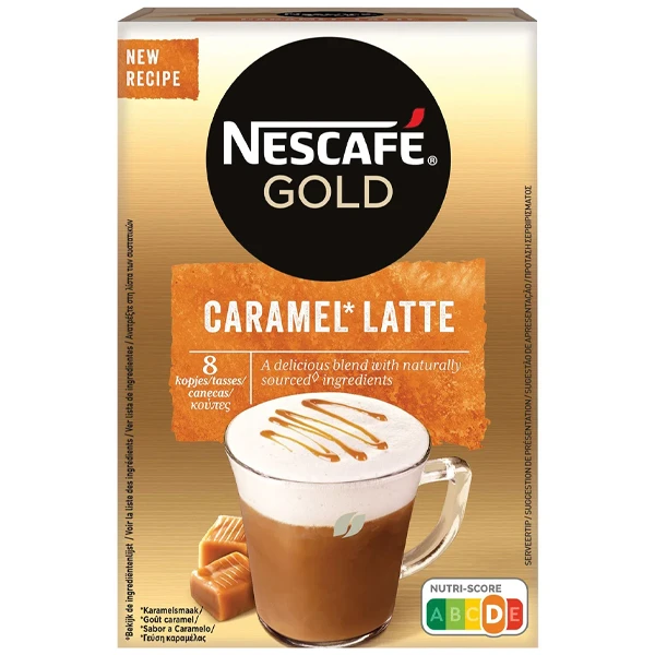 Καφές Caramel Latte Gold NESCAFE 17gr (8x17gr)
