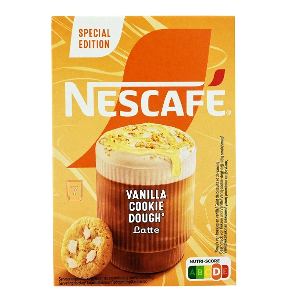 Cappuccino Gold Vanilla Cookie Dough Latte Φακελάκι NESCAFE 7τμχ (7x19,5gr)