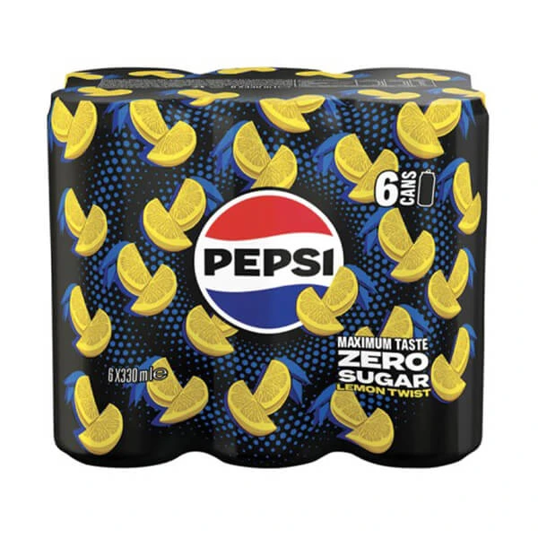 Αναψυκτικό Cola Twist σε Κουτί PEPSI 330ml (6x330ml)
