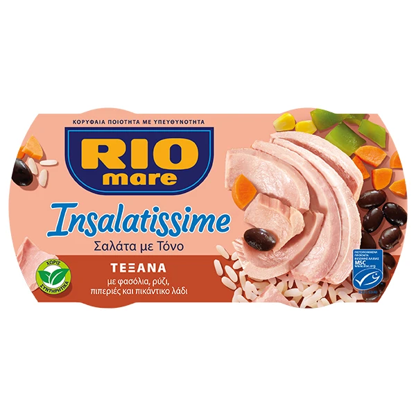Τόνος Πολυσαλάτα Τεξάνα RIO MARE 160gr (2x160gr)