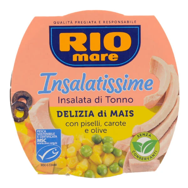 Τόνος Πολυσαλάτα Καλαμπόκι RIO MARE 160gr