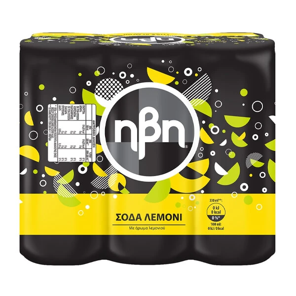 Αναψυκτικό Σόδα Λεμόνι ΗΒΗ 330ml (6x330ml)
