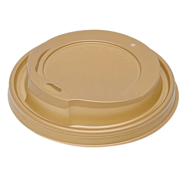 Καπάκι Πλαστικό Χρυσό Πιπίλα 14-16oz American Style 100τμχ