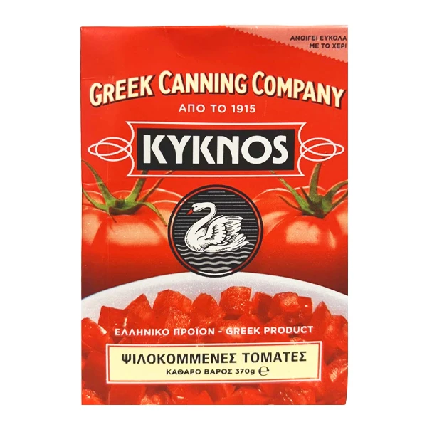 Ντομάτες Ψιλοκομμένες Κονκασέ ΚΥΚΝΟΣ 370gr