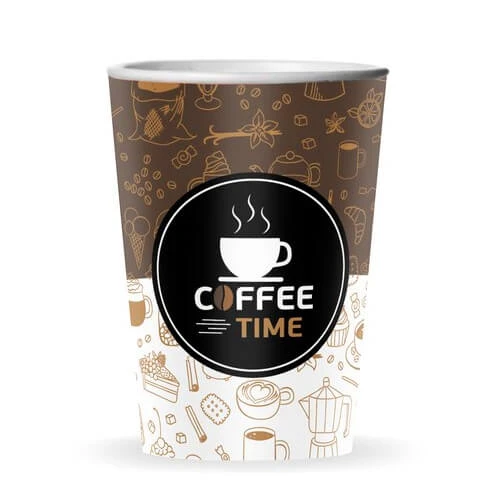 Ποτήρι Χάρτινο Μονότοιχο 8οz 50τμχ