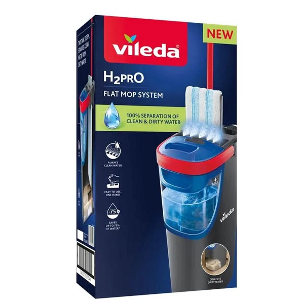 Σύστημα Καθαρισμού H2PRO FLAT VILEDA 1τμχ