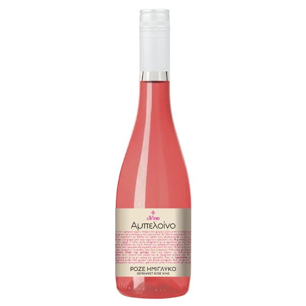 Ροζέ Ημίγλυκος Οίνος ΑΜΠΕΛΟΙΝΟ ΕΛ VINO 500ml
