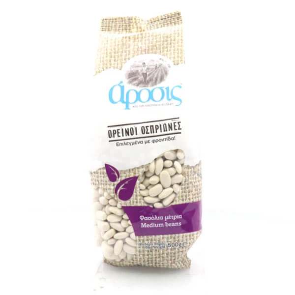 Φασόλια Μέτρια Ελληνικά ΑΡΟΣΙΣ 500gr