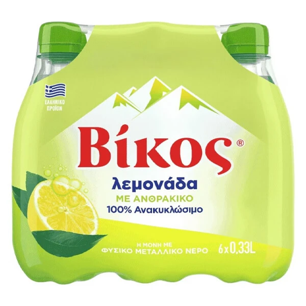 Αναψυκτικό Λεμονάδα ΒΙΚΟΣ 330ml (6x330ml)