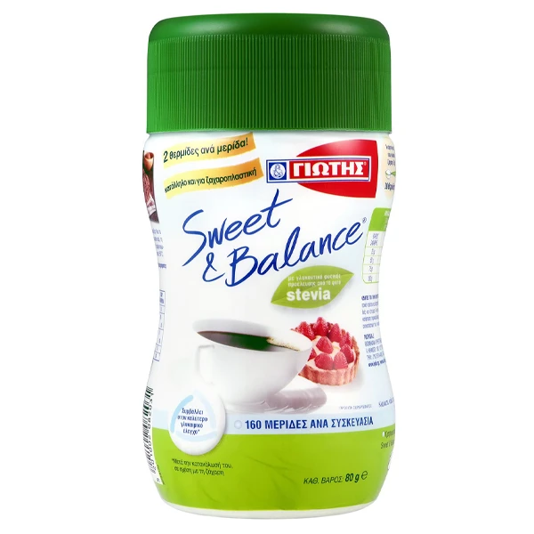 Γλυκαντικό σε Σκόνη Sweet & Balance ΓΙΩΤΗΣ 80gr