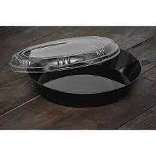 Ταψάκι Πλαστικό Ν24 - Σετ Μαύρο DK GROUP 10τμχ