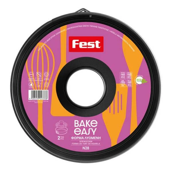 Φόρμα Λυόμενη Bake Easy Νο28 FEST 2τμχ