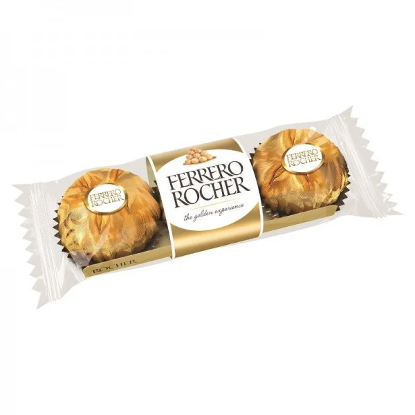 Σοκολατάκι 37,5gr FERRERO ROCHER 3τμχ