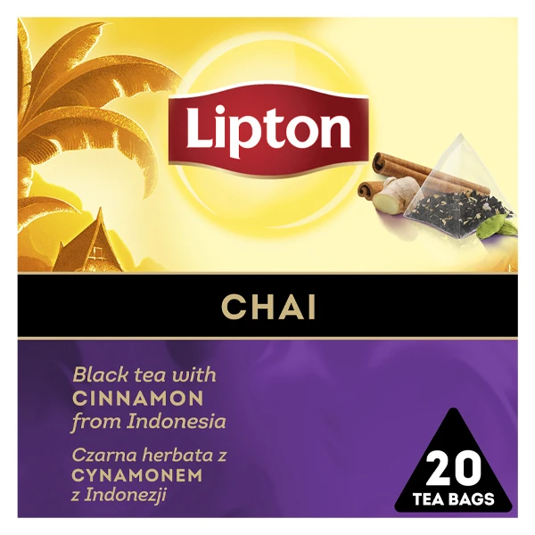 Μαύρο Τσάι Πυραμίδα Chai LIPTON 20τμχ (20x1,7gr)