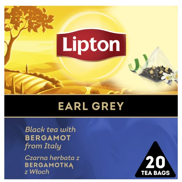 Μαύρο Τσάι Earl Grey Πυραμίδα LIPTON 20τμχ (20x1,7gr)