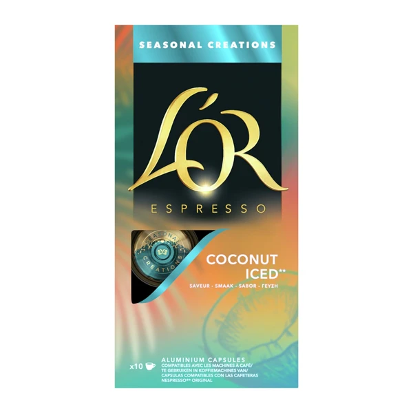 Καφές Espresso Coconut Iced σε Κάψουλες LOR 10τμχ (10x5,2gr)