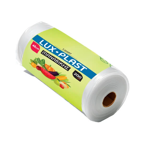 Σακούλες Απορριμάτων Ρολό Φανελάκι Νο48 LUX PLAST 200τμχ