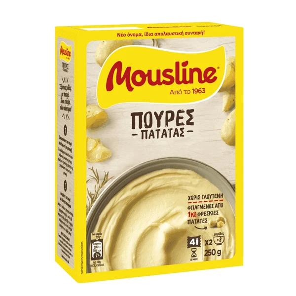 Πουρές Πατάτας MOUSLINE 125gr (2x125gr)