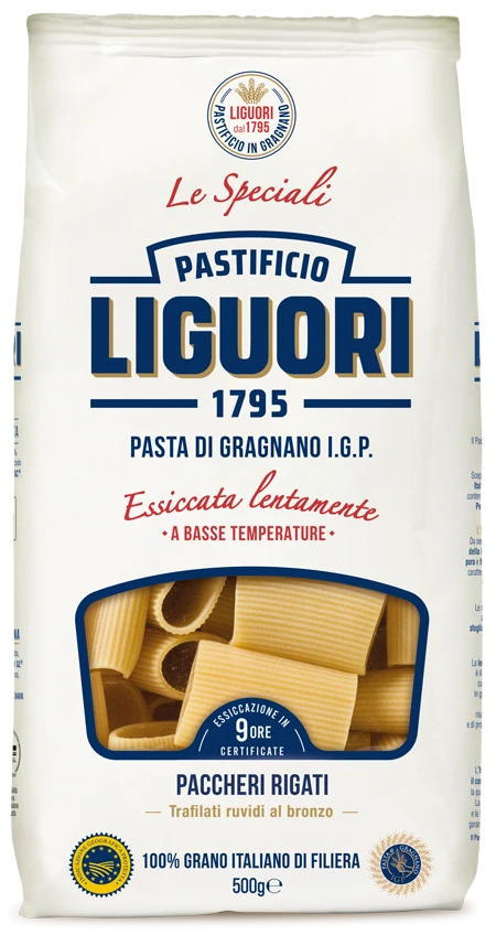 Ζυμαρικό Paccheri PASTIFICIO LIGUORI 500gr