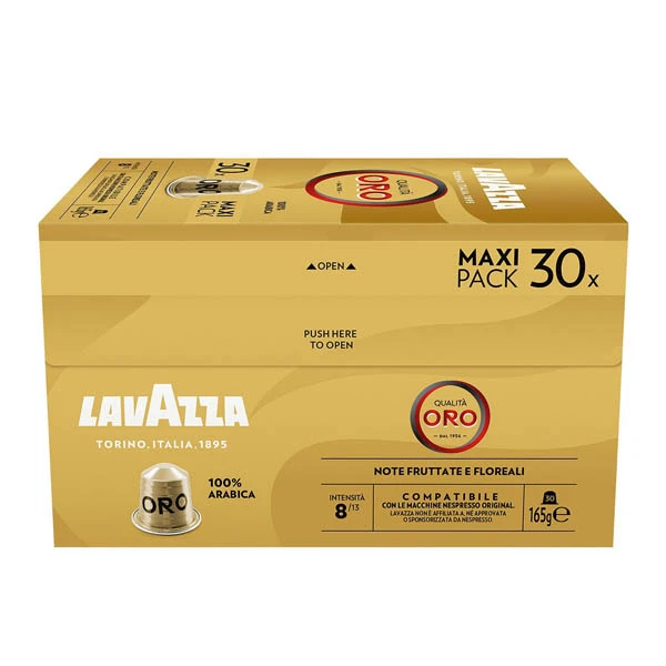 Καφές Nespresso σε Κάψουλες Qualita Oro LAVAZZA 30τμχ (30x5,5gr)