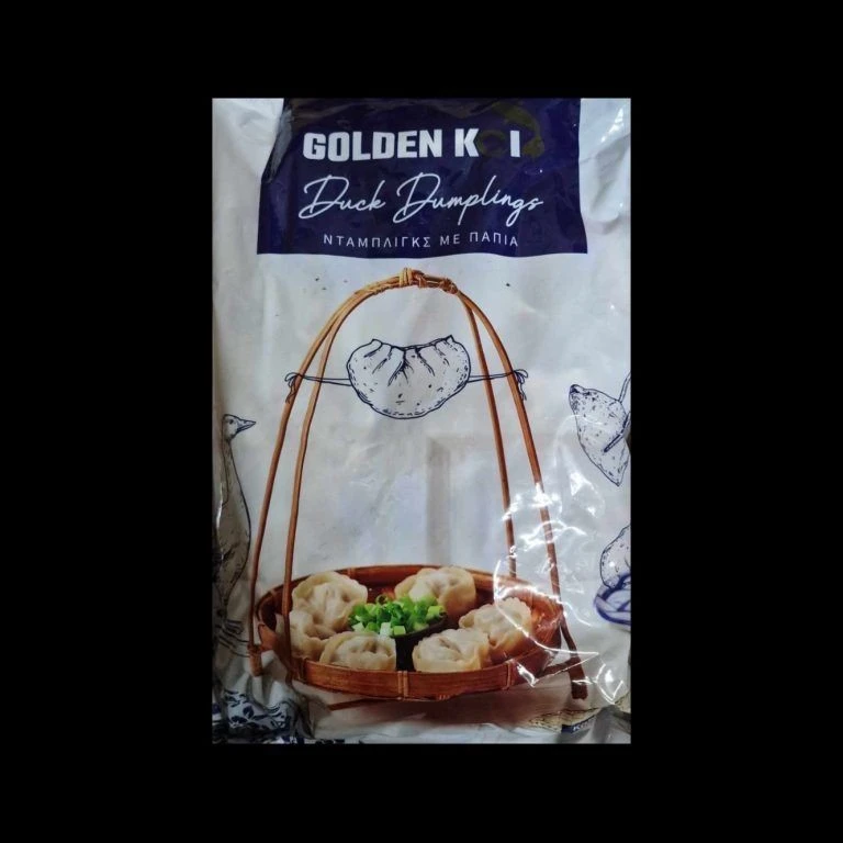 Φύλλα Κατεψυγμένο Gyoza με Πάπια (Duck Dumplings) 20gr GOLDEN KOI 1kg