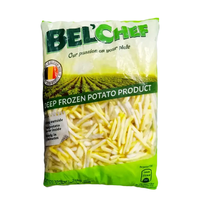 Πατάτες Κατεψυγμένες Προτηγανισμένες 9x18 BEL CHEF 2,5kg