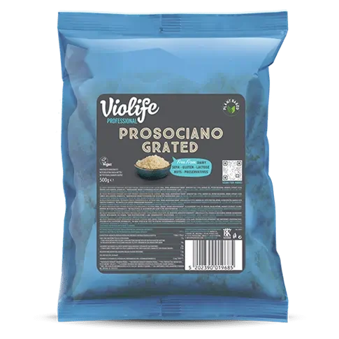 Τυρί Φυτικό (Vegan) τύπου Παρμεζάνα Τριμμένο Prosociano VIOLIFE 500gr