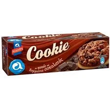 Cookies Κακάο & Κομμάτια Σοκολάτας ΑΛΛΑΤΙΝΗ 175gr